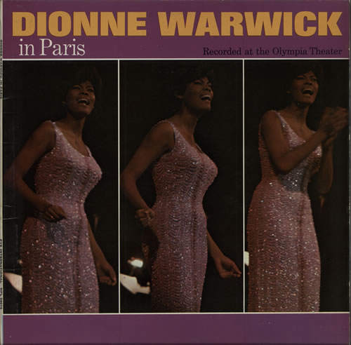 Dionne Warwick In Paris vinyl LP album (LP record) UK DIWLPIN583342