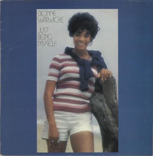 Dionne Warwick Just Being Myself vinyl LP album (LP record) UK DIWLPJU697095