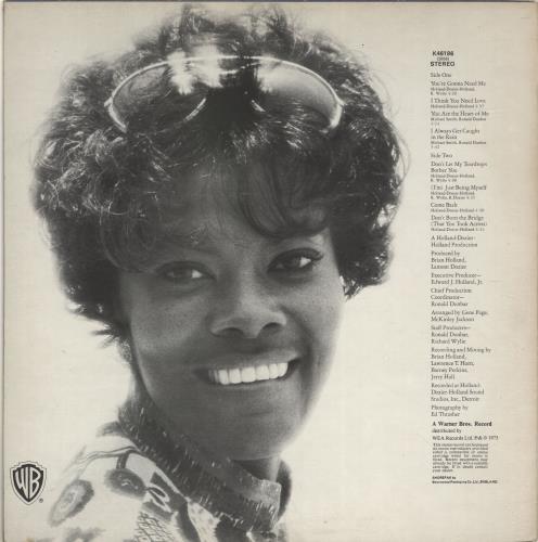 Dionne Warwick Just Being Myself vinyl LP album (LP record) UK DIWLPJU697095