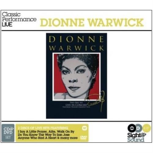 Dionne Warwick Live In Concert 2-disc CD/DVD set UK DIW2DLI446834