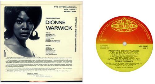 Dionne Warwick Presenting Dionne Warwick vinyl LP album (LP record) UK DIWLPPR452789