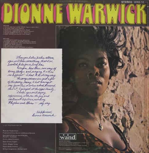 Dionne Warwick Soulful - EX vinyl LP album (LP record) UK DIWLPSO262438