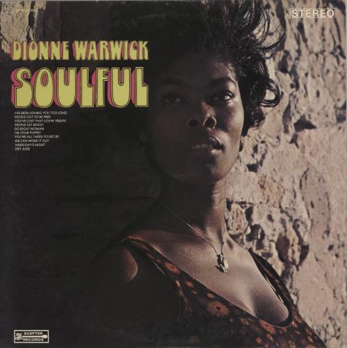 Dionne Warwick Soulful vinyl LP album (LP record) Japanese DIWLPSO873677