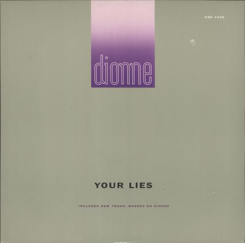 Dionne Your Lies 12" vinyl single (12 inch record / Maxi-single) UK DGX12YO677377