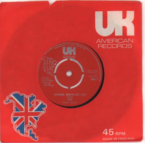 Dion Abraham, Martin And John 7" vinyl single (7 inch record / 45) UK DNI07AB672291