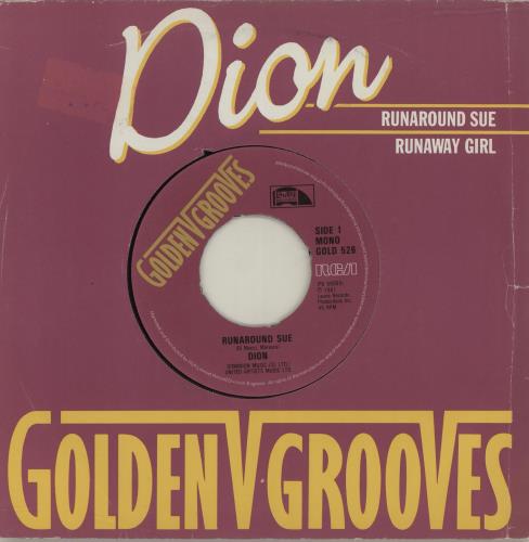 Dion Runaround Sue 7" vinyl single (7 inch record / 45) UK DNI07RU679761