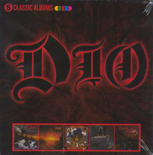 Dio 5 Classic Albums - Sealed CD Album Box Set UK DIODXCL814166