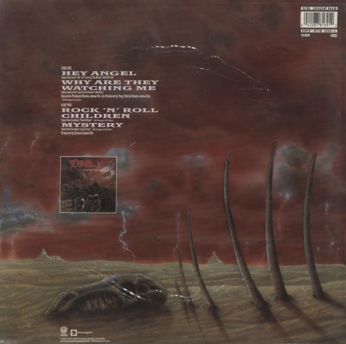 Dio Hey Angel + Back Insert 12" vinyl picture disc (12 inch picture record) UK DIO2PHE44931