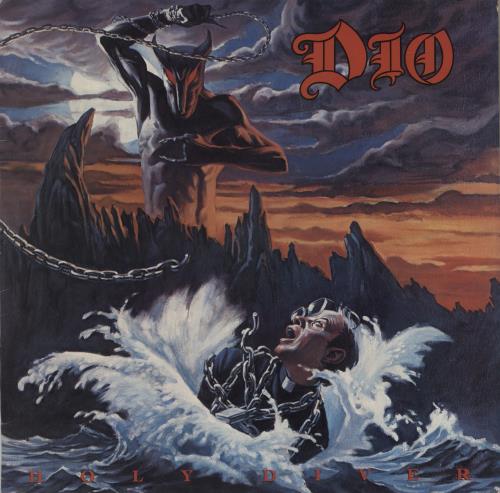 Dio Holy Diver + inner - EX vinyl LP album (LP record) UK DIOLPHO879828