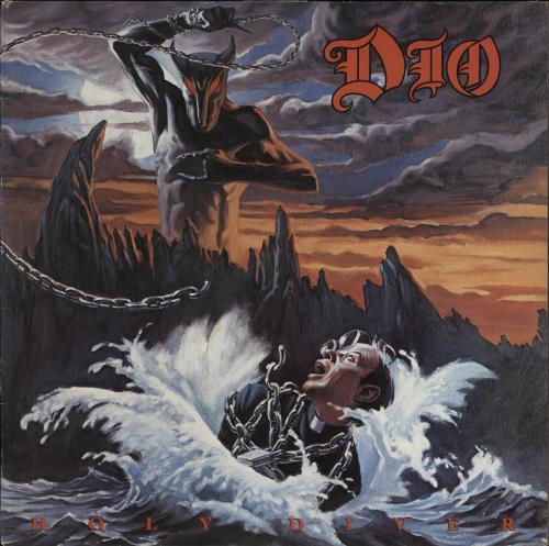 Dio Holy Diver - VG - Mislabel vinyl LP album (LP record) UK DIOLPHO777811