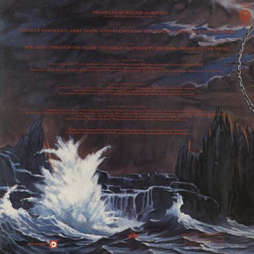 Dio Holy Diver - VG - Mislabel vinyl LP album (LP record) UK DIOLPHO777811