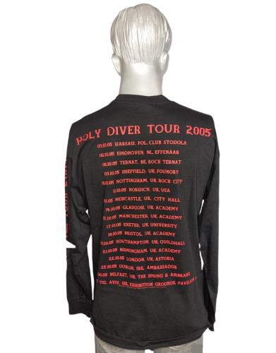 Dio holy diver 2005 tour -long sleeve -L t-shirt UK DIOTSHO789543