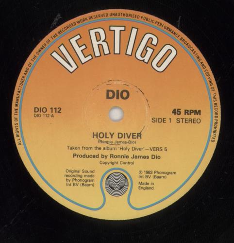 Dio Holy Diver 12" vinyl single (12 inch record / Maxi-single) UK DIO12HO232699