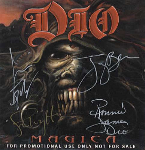 Dio Magica - AUTOGRAPHED CD album (CDLP) European DIOCDMA332560