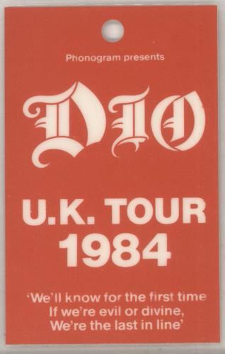 Dio Mystery + Pass 7" vinyl single (7 inch record / 45) UK DIO07MY864941