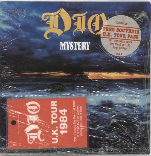 Dio Mystery + Tour pass 7" vinyl single (7 inch record / 45) UK DIO07MY728441