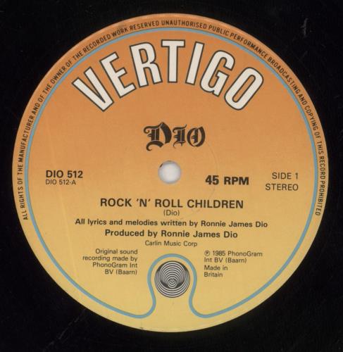 Dio Rock 'N' Roll Children 12" vinyl single (12 inch record / Maxi-single) UK DIO12RO557410