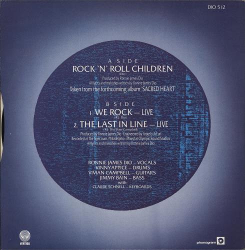 Dio Rock 'N' Roll Children 12" vinyl single (12 inch record / Maxi-single) UK DIO12RO557410