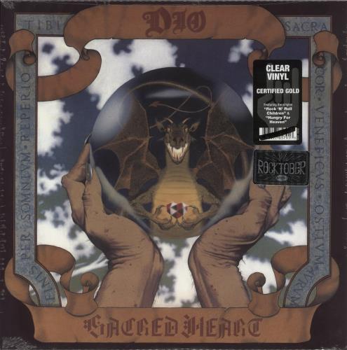 Dio Sacred Heart - Clear Vinyl vinyl LP album (LP record) US DIOLPSA776579