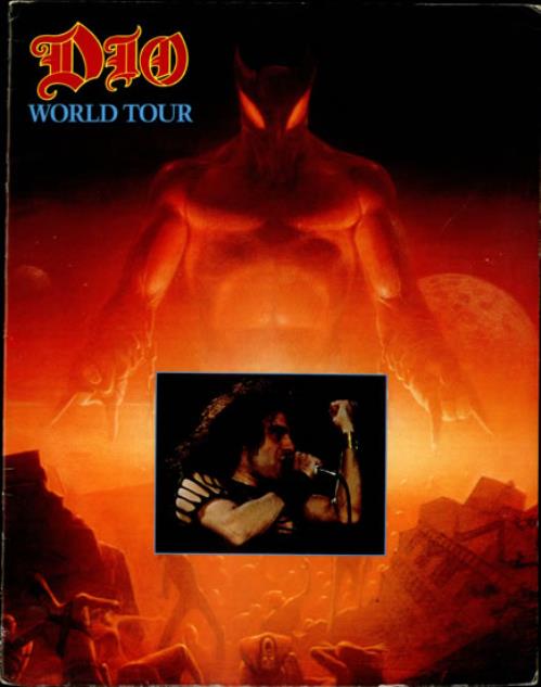 Dio World Tour tour programme UK DIOTRWO161793