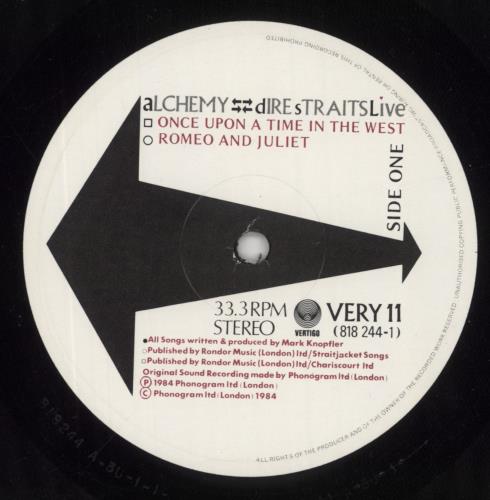 Dire Straits Alchemy Live - EX 2-LP vinyl record set (Double LP Album) UK DIR2LAL696304