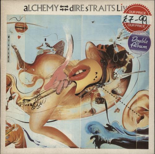 Dire Straits Alchemy Live - EX 2-LP vinyl record set (Double LP Album) UK DIR2LAL877563