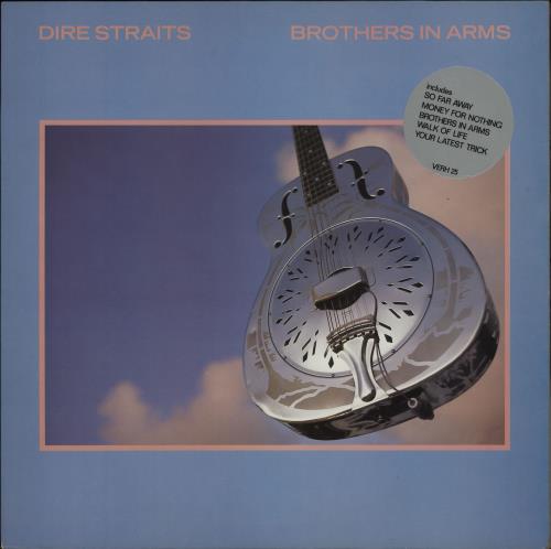 Dire Straits Brothers In Arms - 5 track Hype Sticker vinyl LP album (LP record) UK DIRLPBR564973