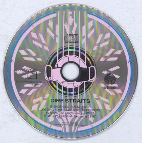 Dire Straits Brothers In Arms - First Ever CD Single CD single (CD5 / 5") UK DIRC5BR17466