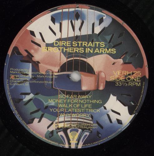 Dire Straits Brothers In Arms - VG vinyl LP album (LP record) UK DIRLPBR874051