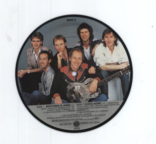 Dire Straits Brothers In Arms 7" vinyl picture disc (7 inch picture disc single) German DIR7PBR106129