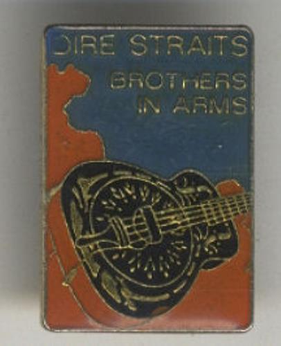 Dire Straits Brothers In Arms badge UK DIRBGBR433785