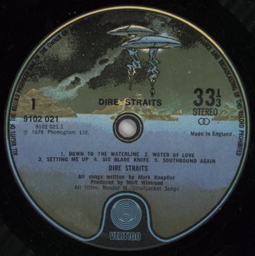 Dire Straits Dire Straits - 1st - VG Sleeve vinyl LP album (LP record) UK DIRLPDI858195