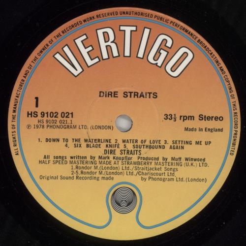 Dire Straits Dire Straits - EX + Inner vinyl LP album (LP record) UK DIRLPDI577504