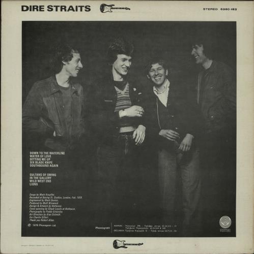 Dire Straits Dire Straits vinyl LP album (LP record) Greek DIRLPDI505036