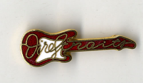 Dire Straits Guitar Shaped Pin Badge badge UK DIRBGGU557731