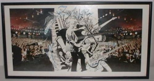 Dire Straits Hammersmith Odeon - Autographed Print memorabilia UK DIRMMHA139429