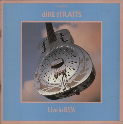 Dire Straits Live In 85/6 + ticket stub tour programme UK DIRTRLI680211