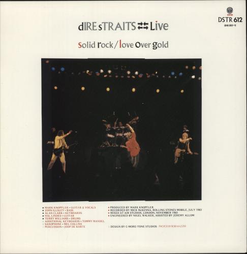 Dire Straits Love Over Gold / Solid Rock 12" vinyl single (12 inch record / Maxi-single) UK DIR12LO44238