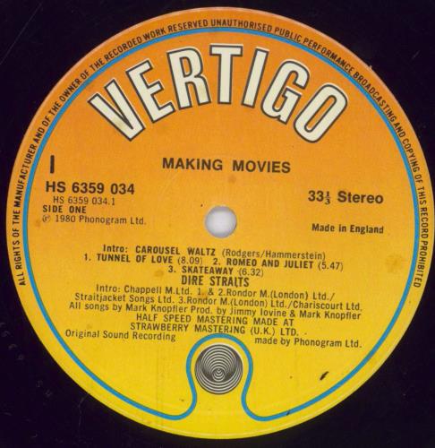 Dire Straits Making Movies: Half Speed Mastered - Shrink vinyl LP album (LP record) UK DIRLPMA831512