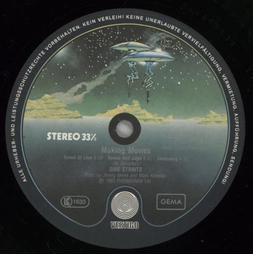 Dire Straits Making Movies vinyl LP album (LP record) German DIRLPMA769818