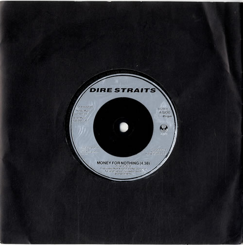 Dire Straits Money For Nothing 7" vinyl single (7 inch record / 45) UK DIR07MO615311