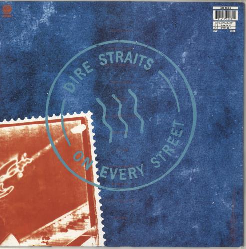 Dire Straits On Every Street vinyl LP album (LP record) UK DIRLPON716707