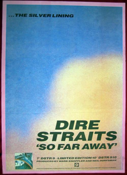 Dire Straits So Far Away poster UK DIRPOSO367957