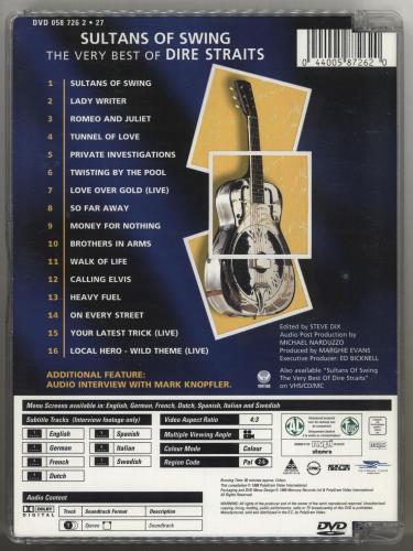 Dire Straits Sultans Of Swing - The Very Best Of DVD German DIRDDSU707698