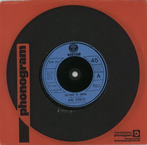 Dire Straits Sultans Of Swing 7" vinyl single (7 inch record / 45) UK DIR07SU866632