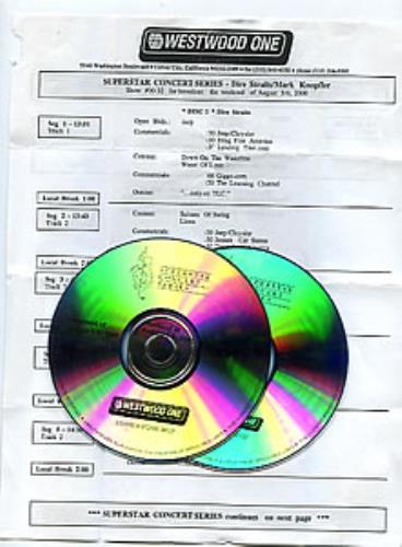 Dire Straits Superstar Concert Series 2 CD album set (Double CD) US DIR2CSU163681