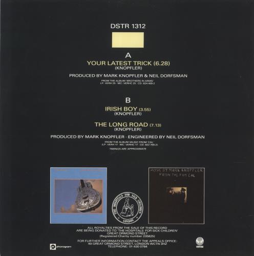 Dire Straits Your Latest Trick 12" vinyl single (12 inch record / Maxi-single) UK DIR12YO33829