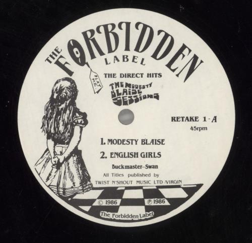 Direct Hits The Modesty Blaise Sessions vinyl LP album (LP record) UK DF3LPTH858684