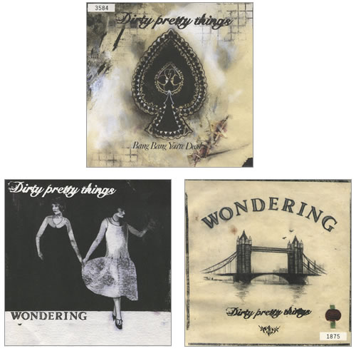 Dirty Pretty Things Quantity of 7" Singles 7" vinyl single (7 inch record / 45) UK DIG07QU398041