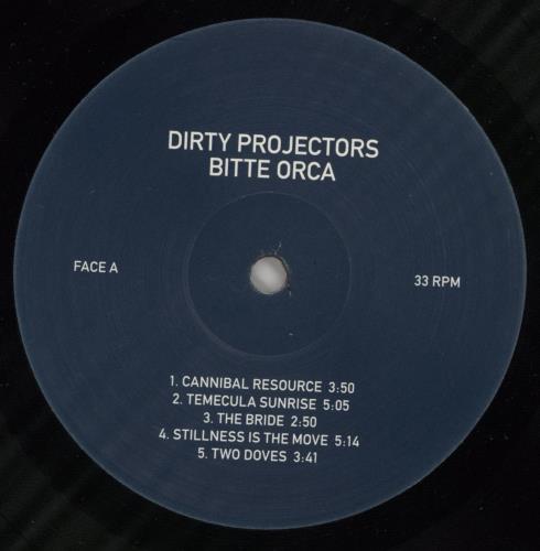 Dirty Projectors Bitte Orca - 180g vinyl LP album (LP record) UK D29LPBI687655